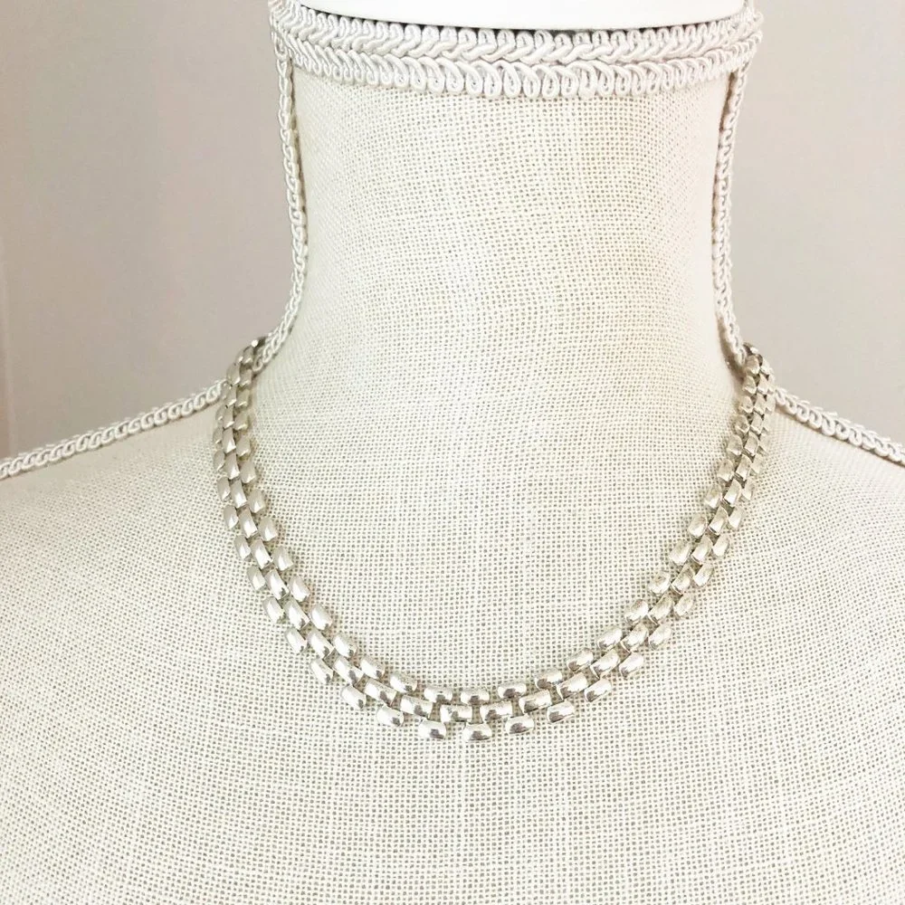 NEW Anne Klein Silver Chain Necklace - Picture 5 of 6